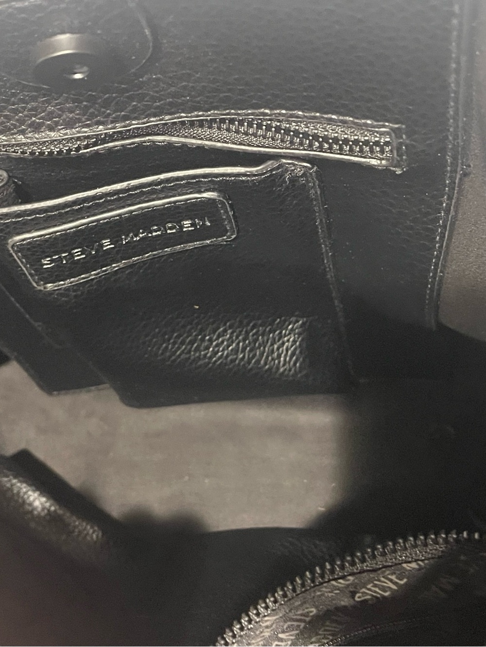 Steve Madden new BKOLTT hobo bag mini pouch charm Pebbled Leather Messenger - Picture 11 of 14